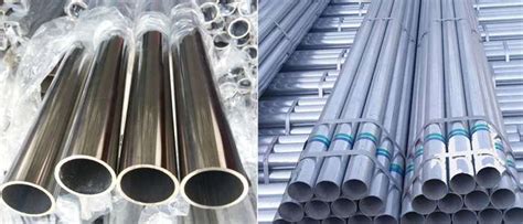 The Difference Between Stainless Pipe And Galvanized Pipe Qinghe Steel