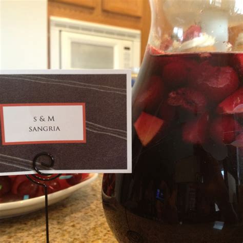 Fifty Shades Of Grey Themed Party S And M Sangria 50 Shades Party
