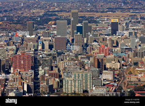 Aerial Photograph Of The Centre Of Hillbrow In Johanneburg Gauteng