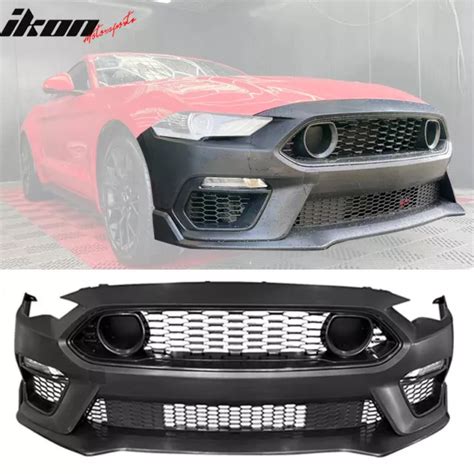 Fits 18 23 Ford Mustang Mach 1 Style Pp Front Bumper Cover Conversion