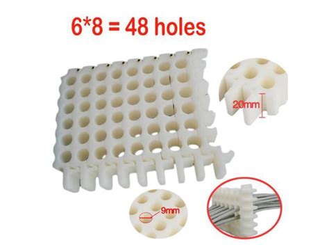 48 Holes Cable Holder For Computer Room Network Cables Management 68