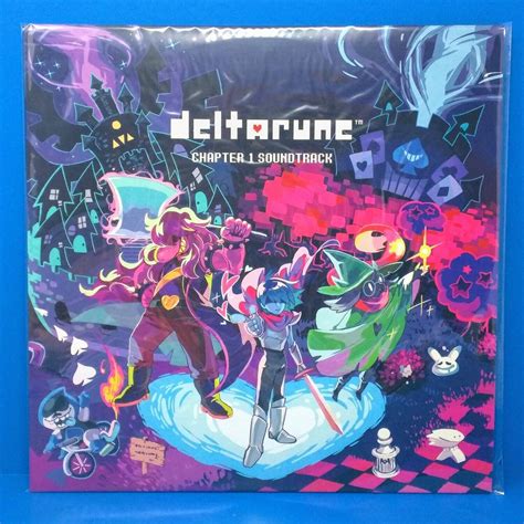 Deltarune Chapter 1 Vinyl Record Soundtrack Ralsei Green Lp Stickers