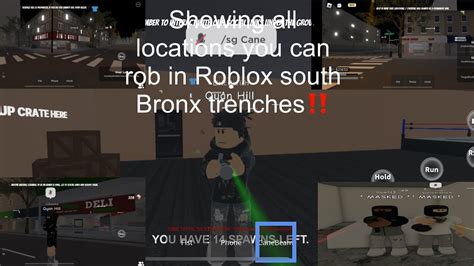 Showing All Locations You Can Rob In Roblox South Bronx Trenches‼️