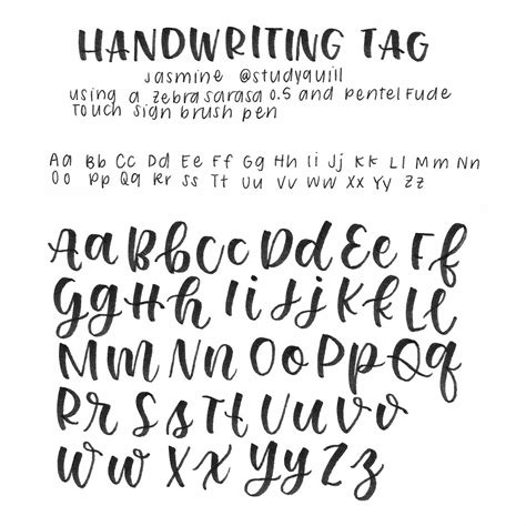 Nice Handwriting Handwriting Alphabet Cute Handwriting