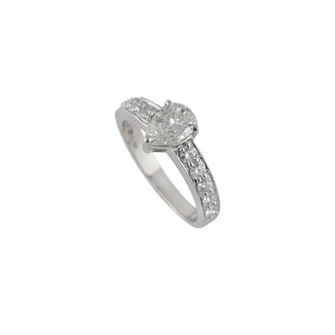 18k white gold diamond ring 1 18ct rich diamonds