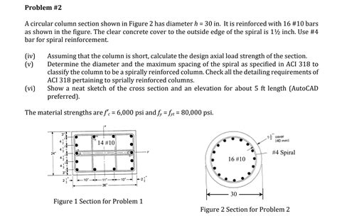 Answered Problem 2 A Circular Column Section Shown In Fig