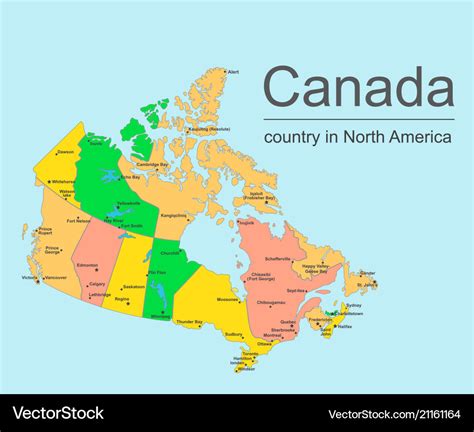 Canada City Map
