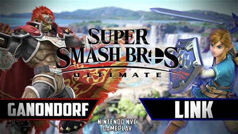 Ganondorf Vs Link Gameplay Super Smash Bros Ultimate Youtube