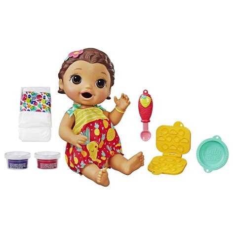 Buy Baby Alive Super Snacks Snackin Lily Baby Doll Playset 7 Pieces