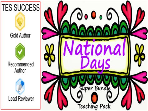 National Days Bundle Part 1 Teaching Resources