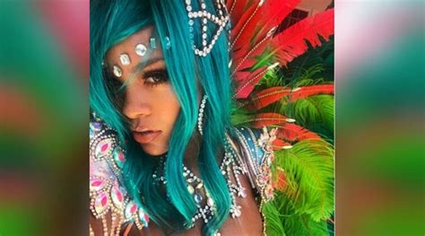 rihanna s risqué carnival costume is incredibly gorgeous is this her best yet the indian express