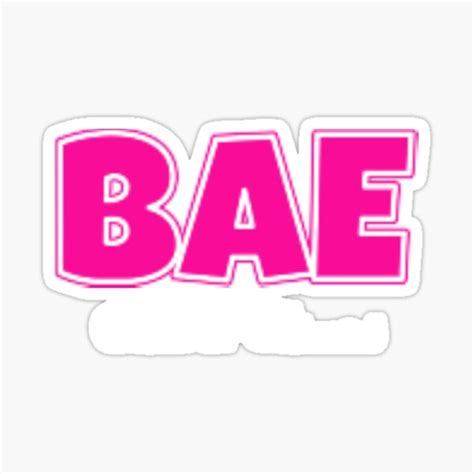Bae Sticker By Knottygirl Redbubble