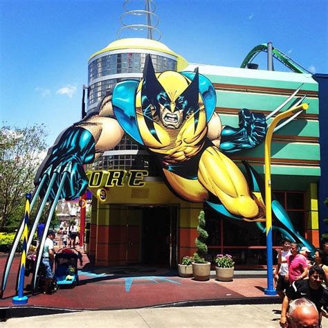 Marvel Superhero Island Juegoatracción En Parque Temático En Orlando