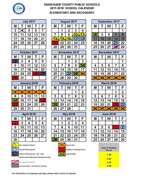 Miami Dade Revised School Calendar Cnw Network
