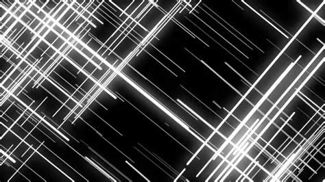 Black White Abstract Grid Lines Stock Motion Graphics Motion Array