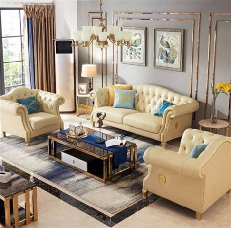 Buy Designer Chester Sofa Set For Living Room In Delhi Skf Decor