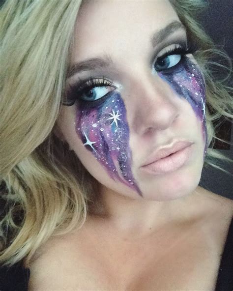 Galaxy Halloween Makeup Galaxy Makeup Halloween Makeup Creative Makeup