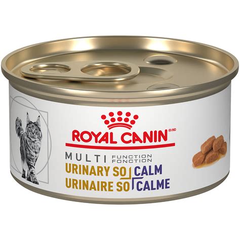 Royal canin veterinary diet urinary so canned cat food buy on chewy royal canin are widely regarded as the industry leaders in pet health and nutrition, so it should come as no surprise that this is a very effective cat food for urinary health. Feline Urinary SO® + Calm Canned Cat Food - Royal Canin