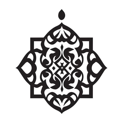Islamic Ornament Vector Design Illustration Islamic Floral Vector
