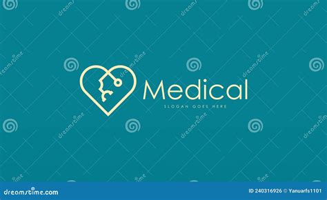 Simple Health Logo Template Vector Stock Illustration Illustration Of