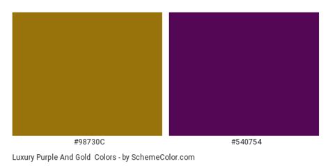 Luxury Purple And Gold Color Scheme Brown