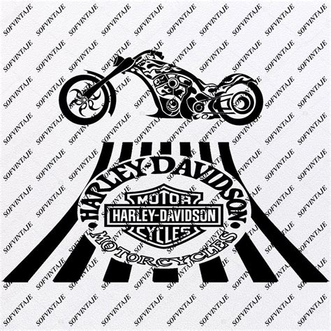 Usa Flag Harley Davidson Svg File Motorcycle Harley Davidson Svg