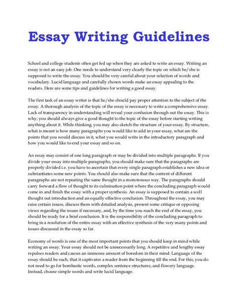 What Is A Essay Writing