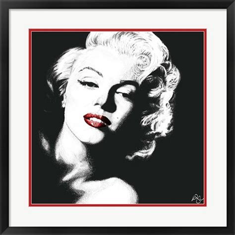 Marilyn Monroe Frame Fine Art Print By Kimberly Glover Davinci Emporium