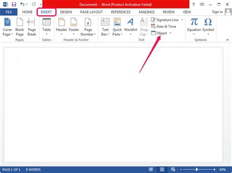 How To Insert A File Into A Word Document