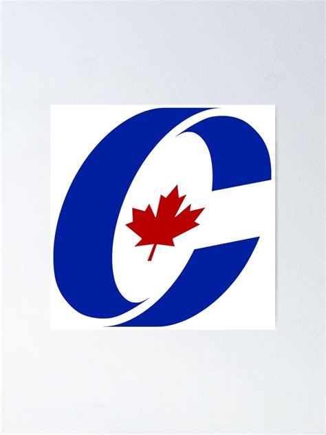 Conservative Party Of Canada Logo Poster For Sale By Spacestuffplus