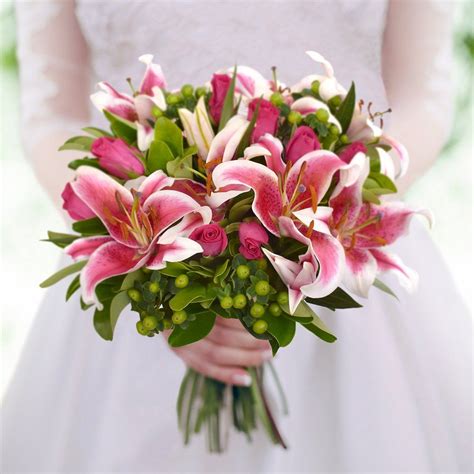 30 Stems Mixed Bouquet 50cm Simple Me Hot Pink Pack 5