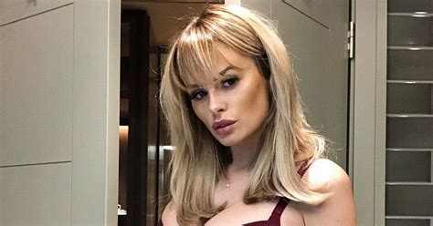 Page 3 Star Rhian Sugdens Boobs Explode From Bra In Sultry Instagram