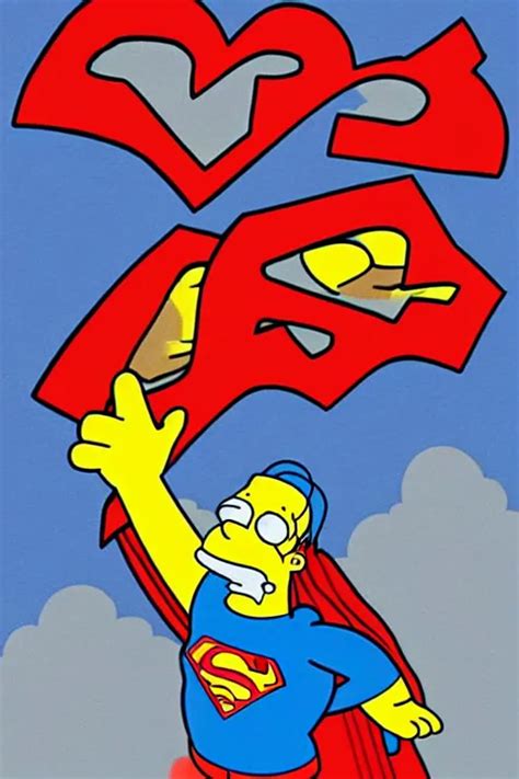 Homer Simpson As Superman Stable Diffusion Openart