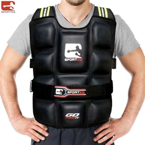 Weighted Gym Vest Sporteq Running Fitness Training Weight Loss Jacket