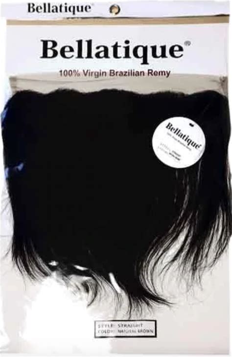 Bellatique 100 Virgin Brazilian Remy 13x4 Lace Frontal Closure Essence Beauty