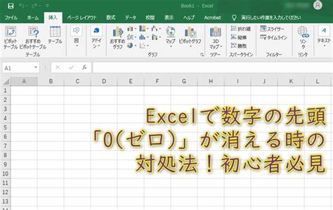 Excelを制する者は人生を制す ～no excel no life～. Excelで数字の先頭「0（ゼロ）」が消える時の対処法!初心者 ...