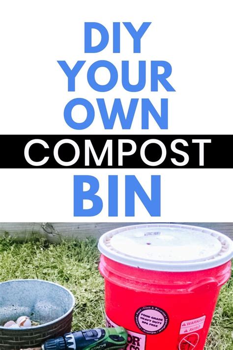 Diy 5 Gallon Bucket Compost Bin Compost Bin Diy Compost Bin Compost