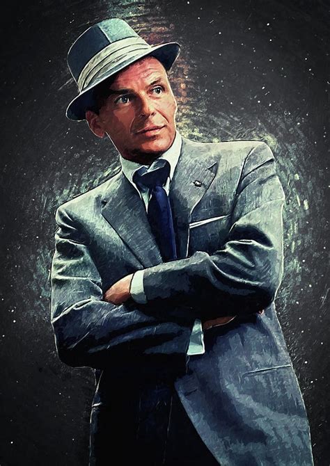 Frank Sinatra Digital Art By Zapista Ou
