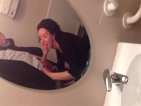 Homemade Bathroom Blowjob From Beautiful Wife Alpha Porno