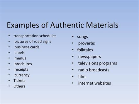 Ppt Adopting Authentic Materials To Integrate Culture And Language