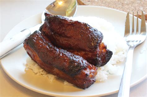 I got this recipe from cooking class chinese cookbook. The Happy Glut: Chinese BBQ Pork Ribs