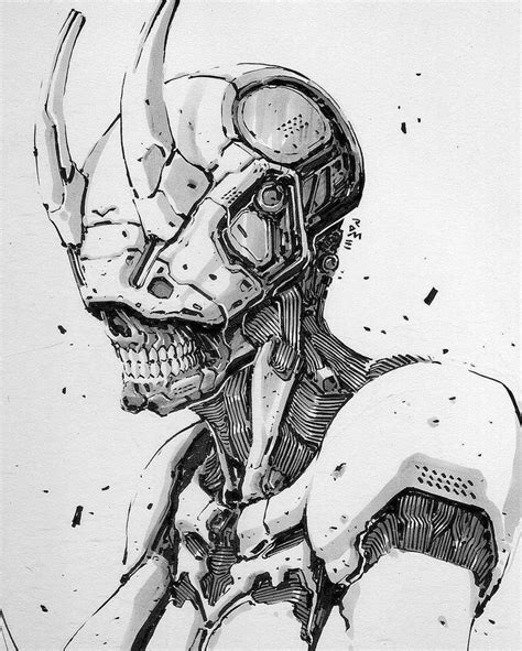 Pin By Robb Chass On Cyberpunk Art 2 Cyborgs Art Cyberpunk Drawing
