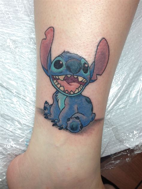 My Disney Tattoo Stitch Done By Tori At Studio 69 In Ronkonkoma Ny
