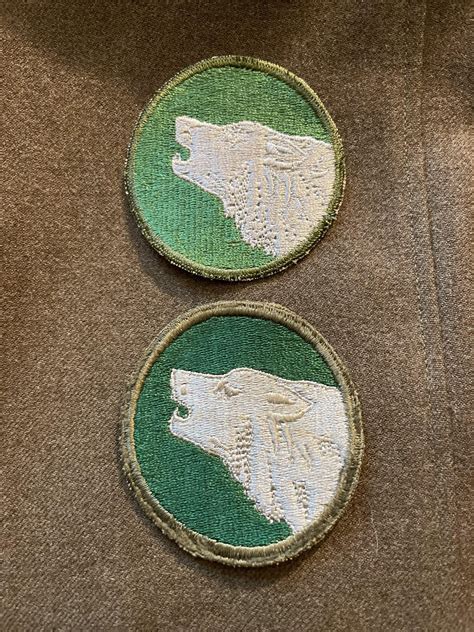 The Top 104th Infantry Patch Was Sold As Original Ww2 But Seems Fake