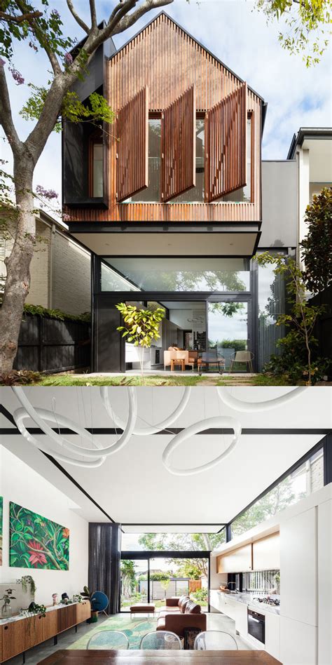 Sustainable House Randwick 2: A Semi-Detached Home with Wooden Shutters | Home Design Lover