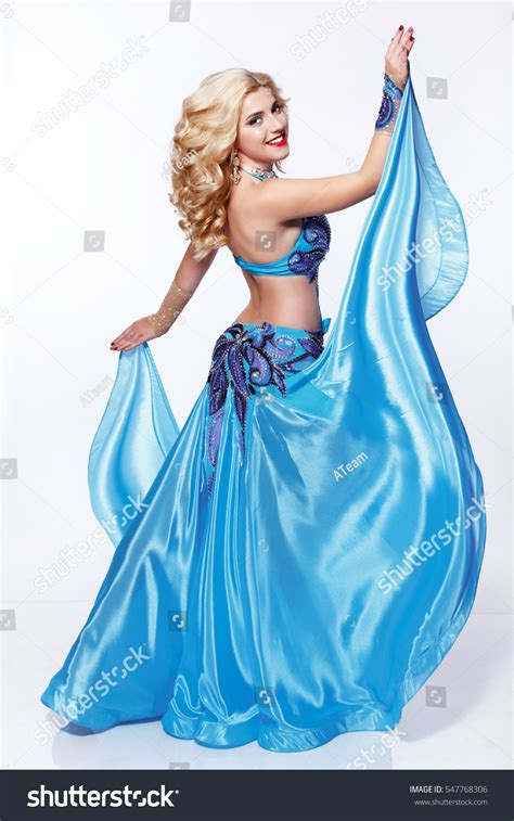 Beautiful Arabic Belly Dancer Harem Woman Stock Photo 547768306