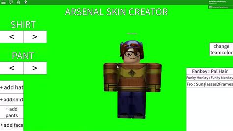 Making My Own Arsenal Skin Roblox Youtube