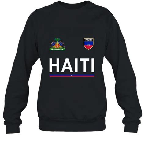 Haiti Soccer T Shirt Haitian Retro Football Jersey 2017 Sweatshirt