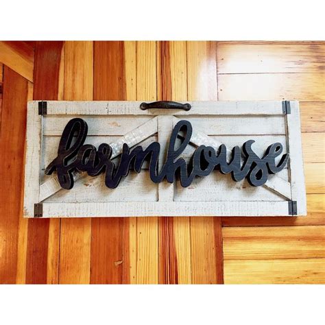 Head into hobby lobby where you can snag some really cute farmhouse decor for great prices both in store and online. Farmhouse sign created by clearance items at Hobby Lobby ...