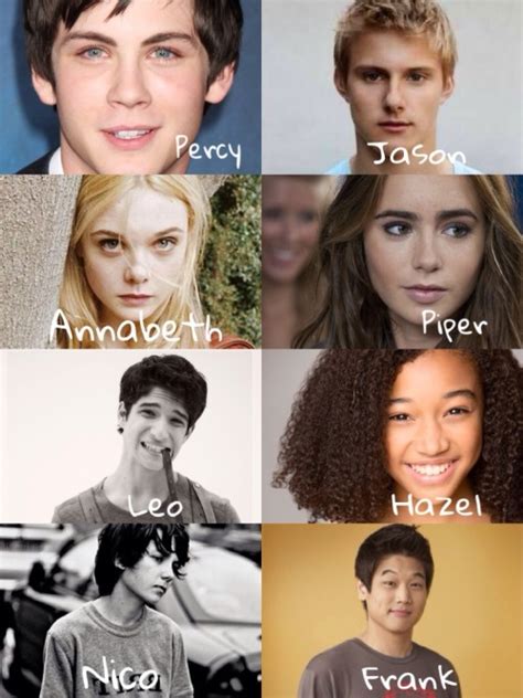 The percy jackson series of novels was so popular that it had to be adapted into a movie! heroes of olympus dream cast | Tumblr